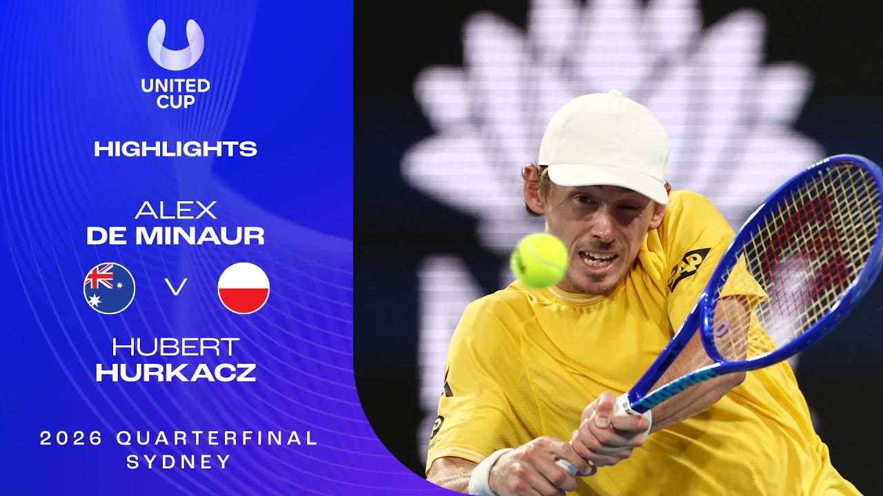 Alex de Minaur v Hubert Hurkacz Highlights | United Cup 2026 Quarterfinal