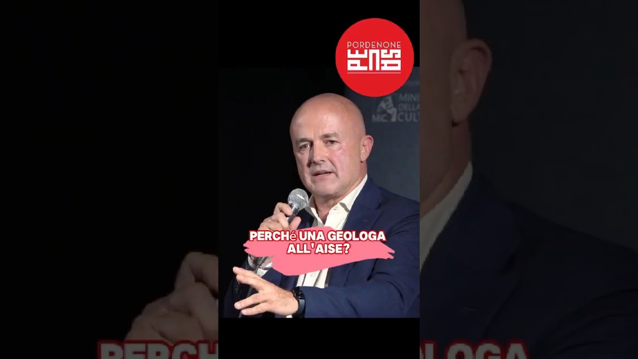 Perch&eacute; una geologa all'AISE #shorts con Gianluigi Nuzzi a #PordenonePensa 2024