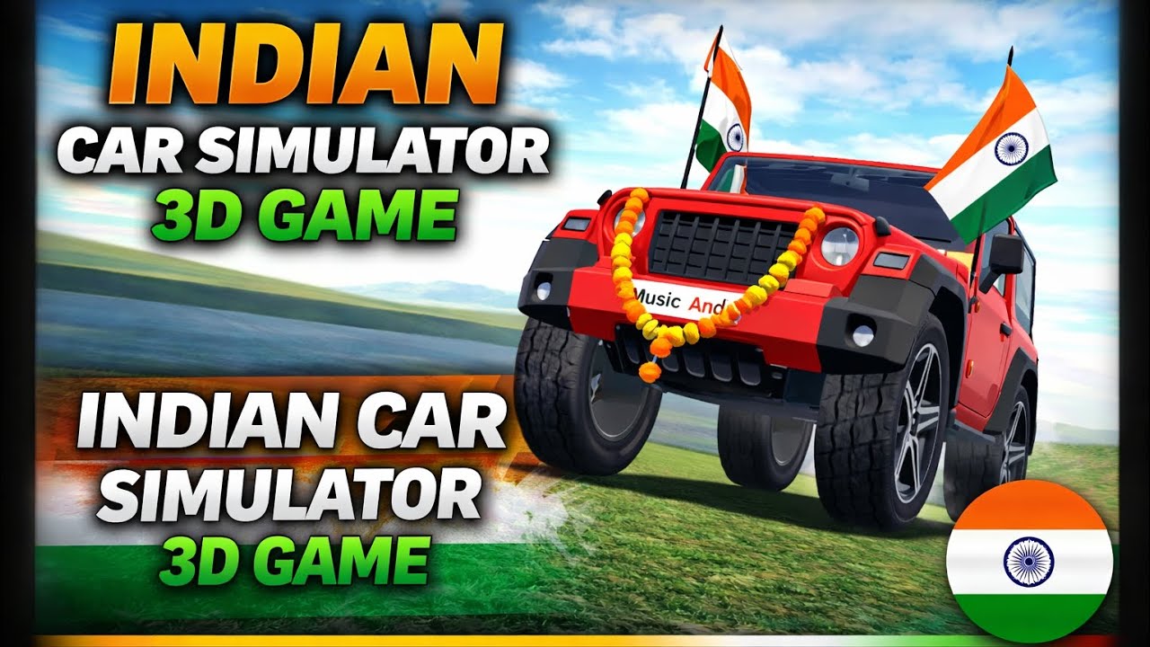 Indian Car Simulator 3d Game | Modified Indian Thar Game | Android Mobile Car Game | THAR GAME 
