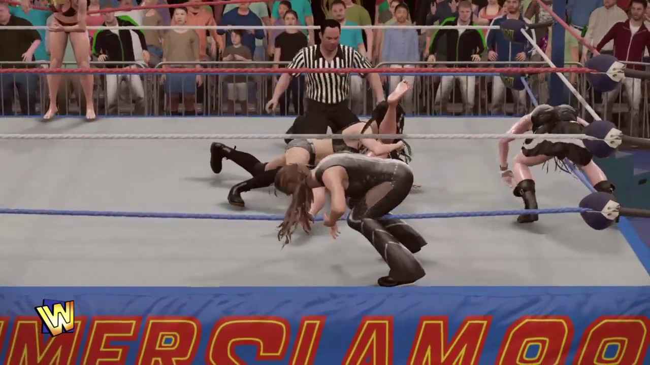 WWE 2K17 Team Luscious Charm vs. Paige, Stephanie McMahon, and Sister Abigail
