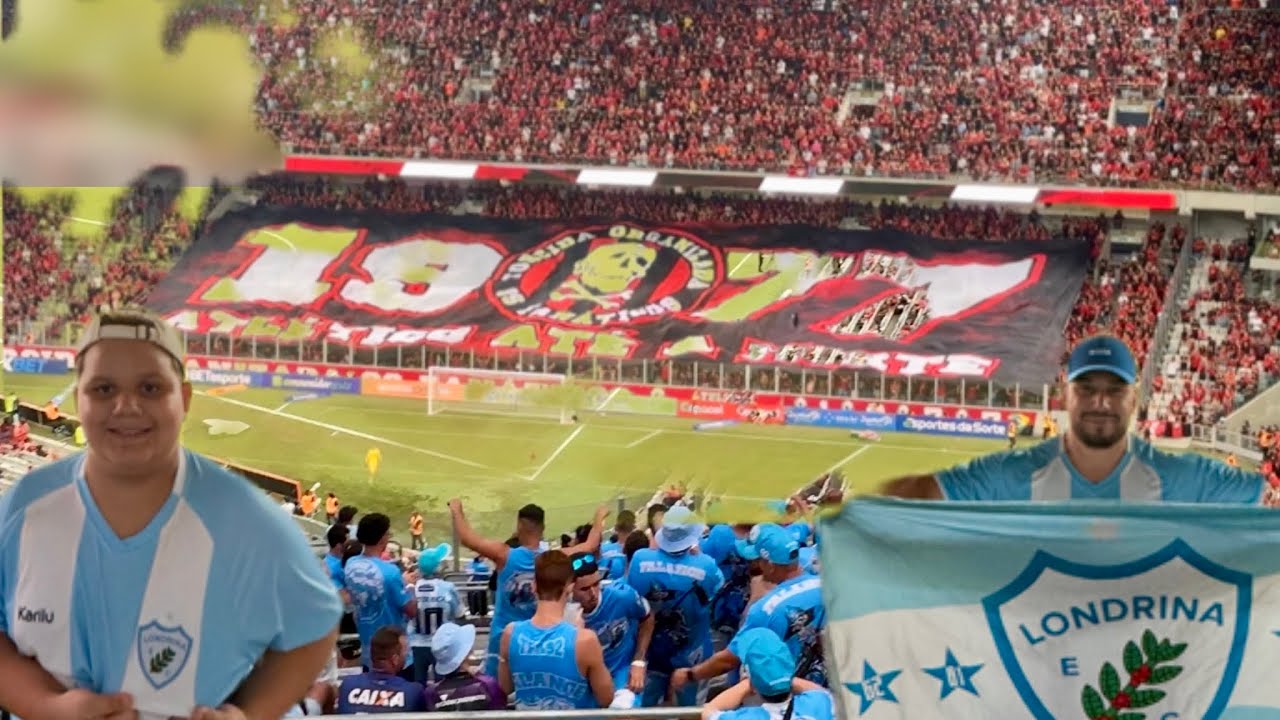 A MAIOR TORCIDA DO SUL DO PAÍS - ATHLETICO 6x0 LONDRINA.  #gols #torcida #londrina #curitiba #cap