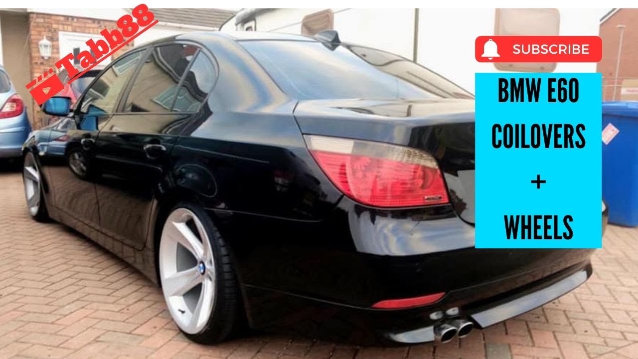 BMW 530D E60 Coilovers and wheels fronts part 1