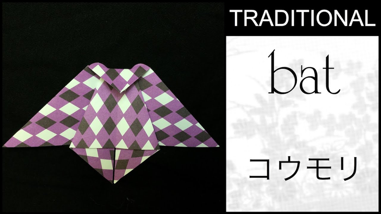 Traditional Origami Bat Tutorial