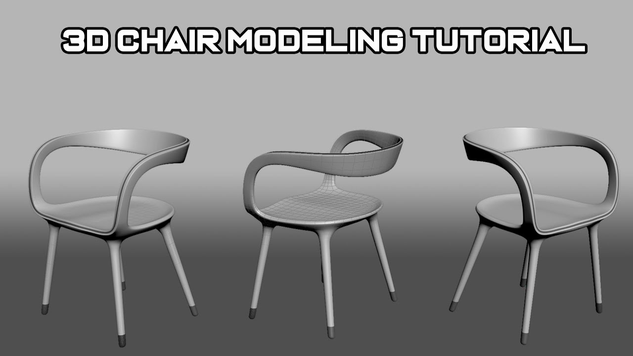 Furniture Modeling: Modern Chair in 3ds Max #modeling #tips #furniture