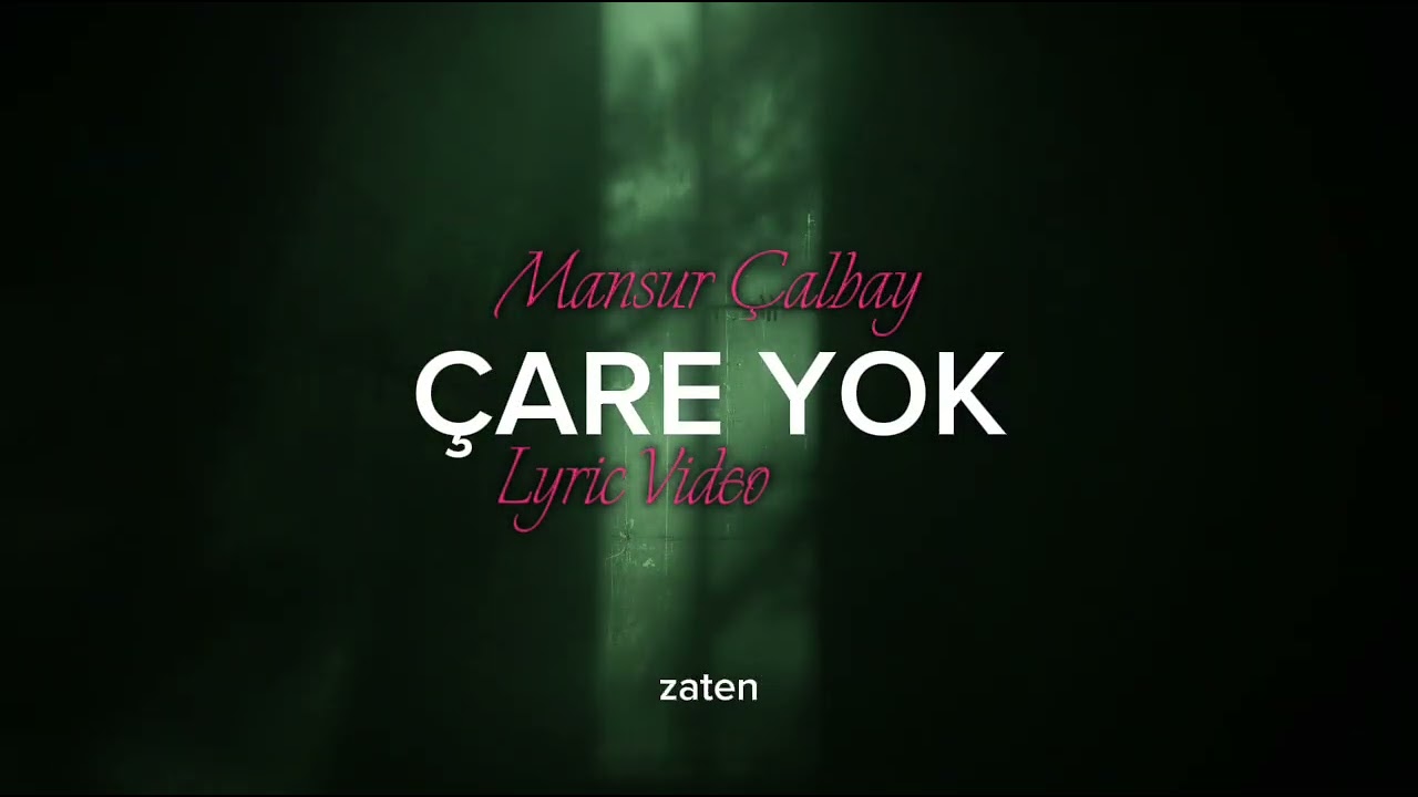 Mansur Çalbay - Çare Yok