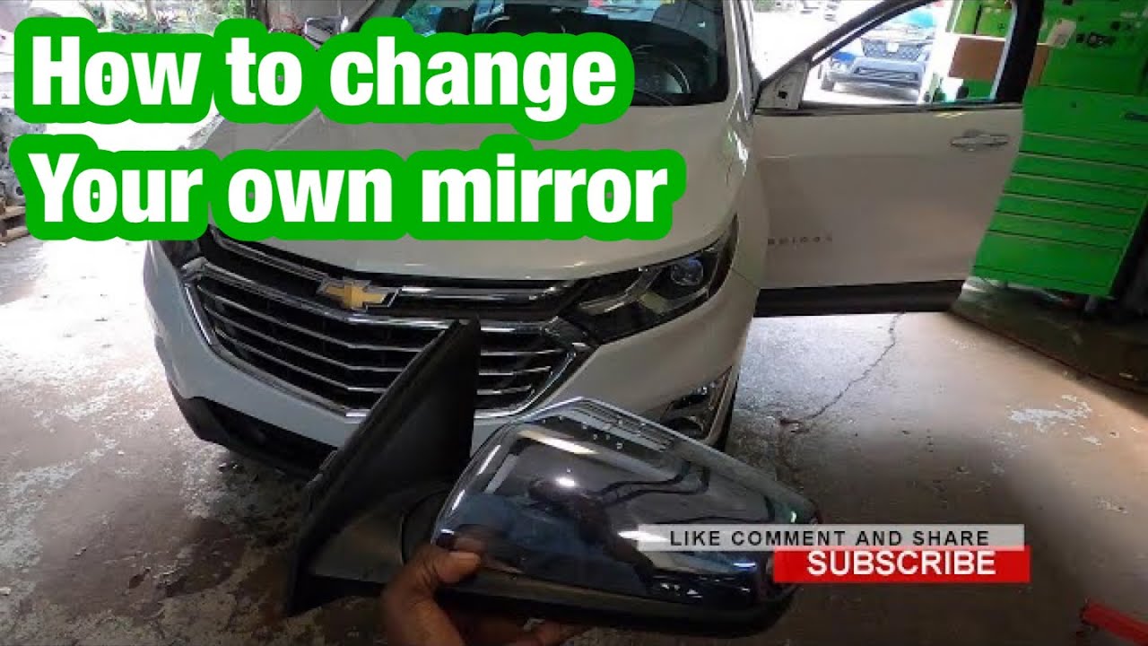 Replacing the mirror on a chevy equinox