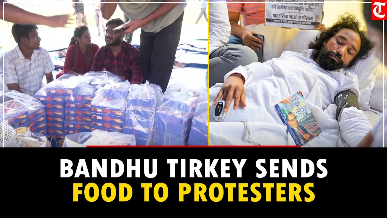 Bandhu Tirkey Sends Breakfast Packets For JPSC Protesters At Jaipal Singh Stadium In Ranchi