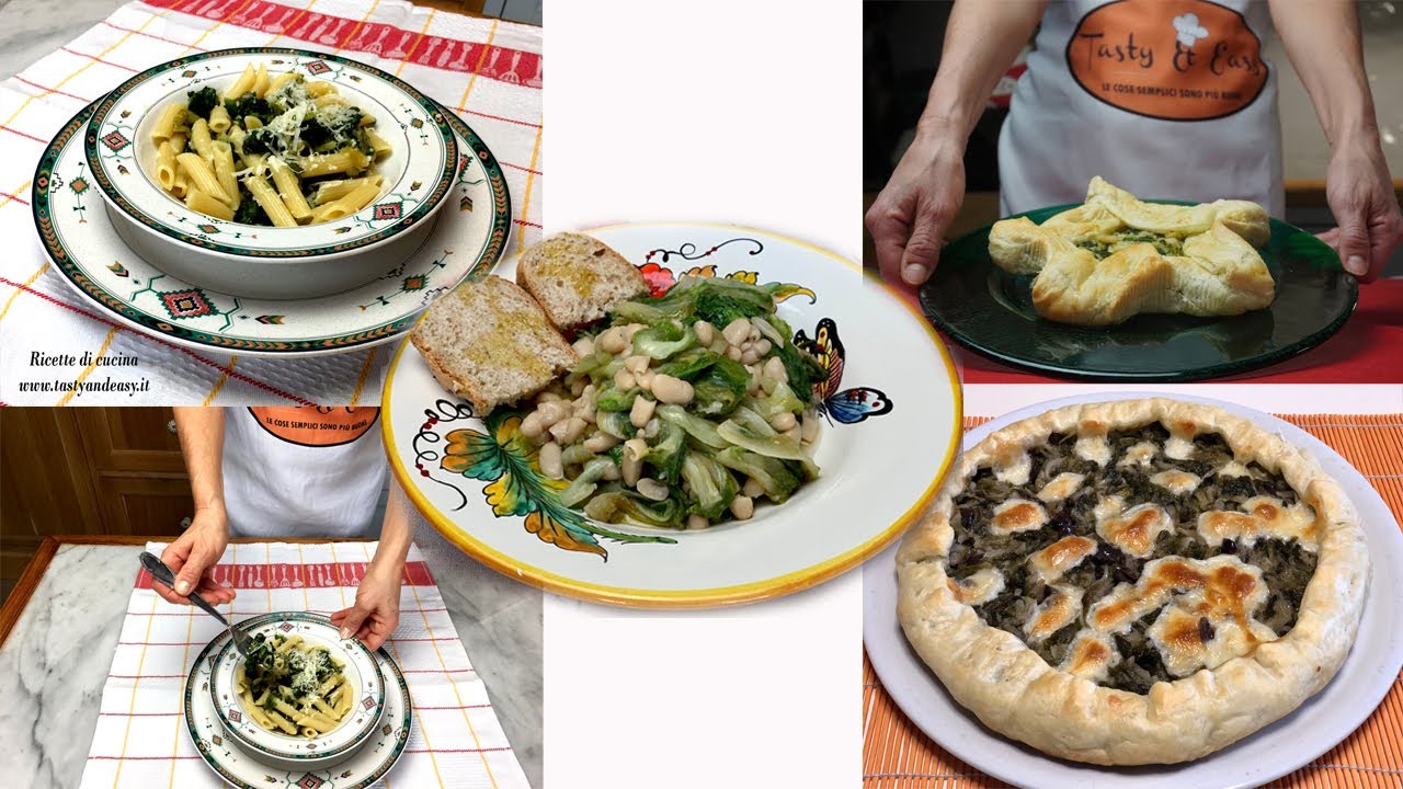 SCAROLA 4 Migliori Ricette Povere Ma Sfiziose - ESCAROLA 4 Best Ideas With Escarole Tasty Recipes