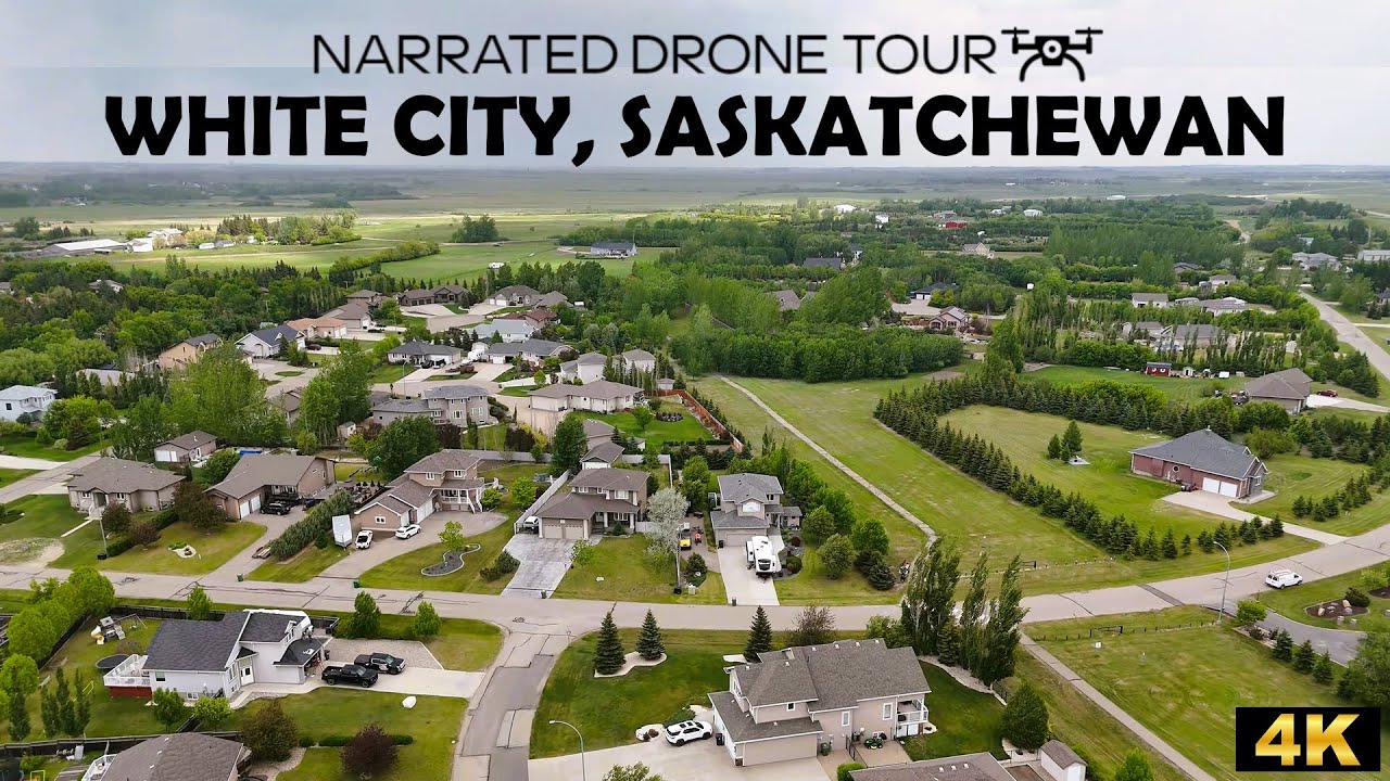 White City from the Sky 🌤️ | Stunning 4K Drone Views of Saskatchewan!
