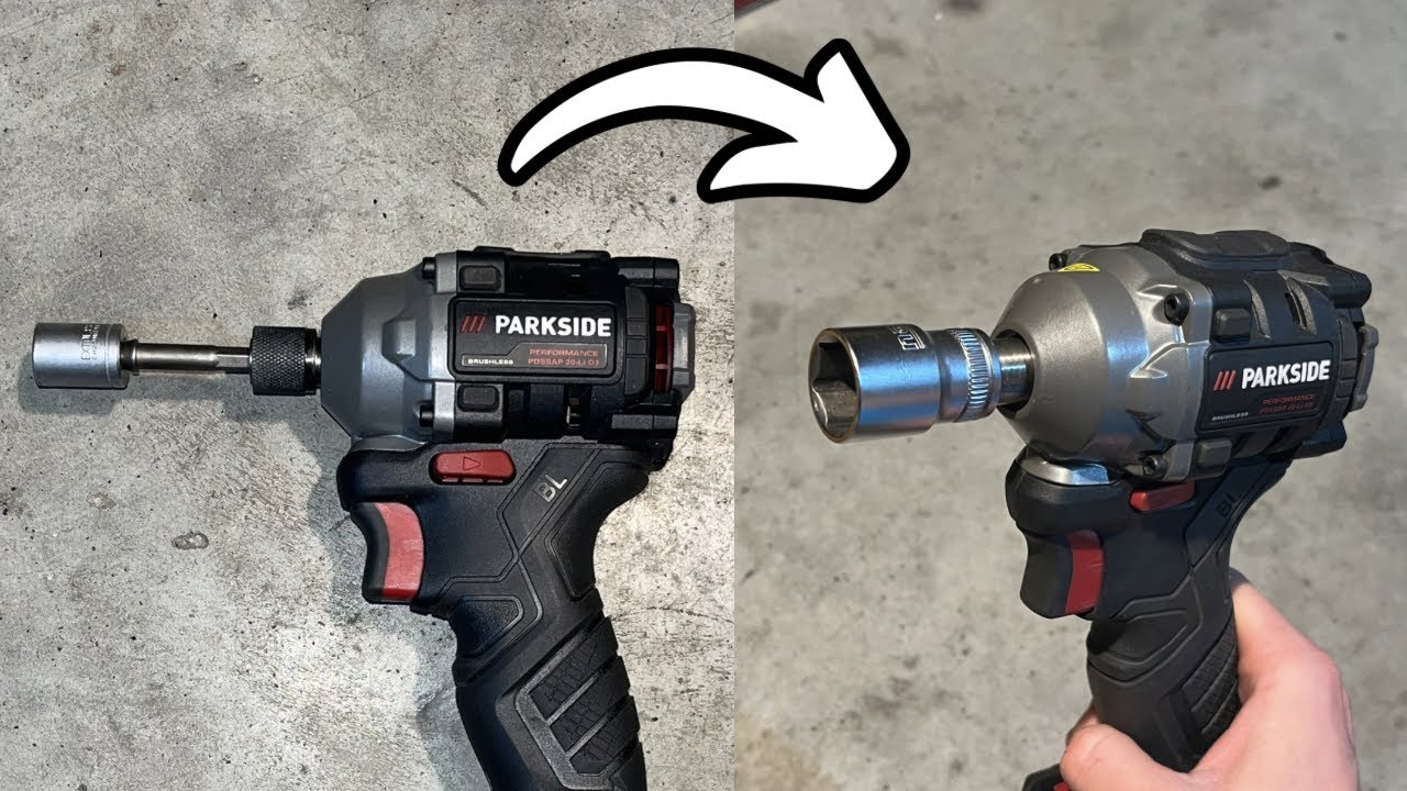 Výmena kovadliny na Parkside Performance PDSSAP 20V rázovom uťahovaku