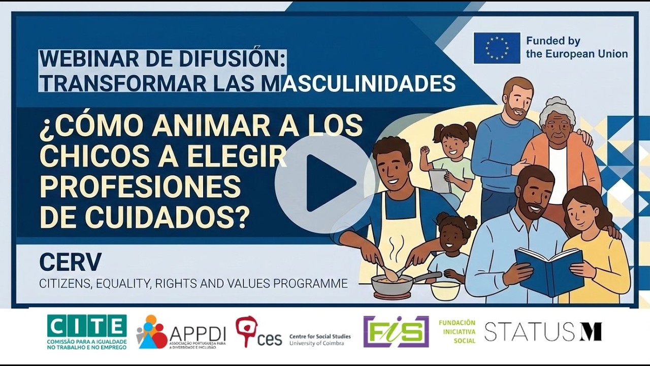 Chicos adolescentes y elección profesional. Webminar Carers for a day.