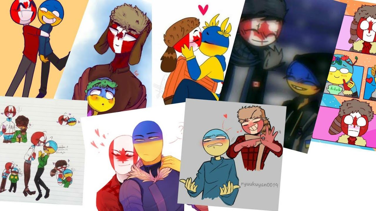 Countryhumans fandub en español Ucrania x Canada