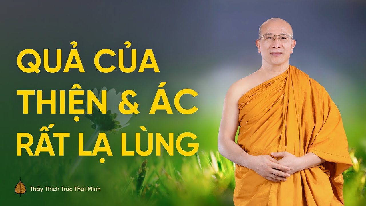 Quả của thiện nghiệp và ác nghiệp rất lạ lùng | Nhân quả và nghiệp báo | Thầy Thích Trúc Thái Minh