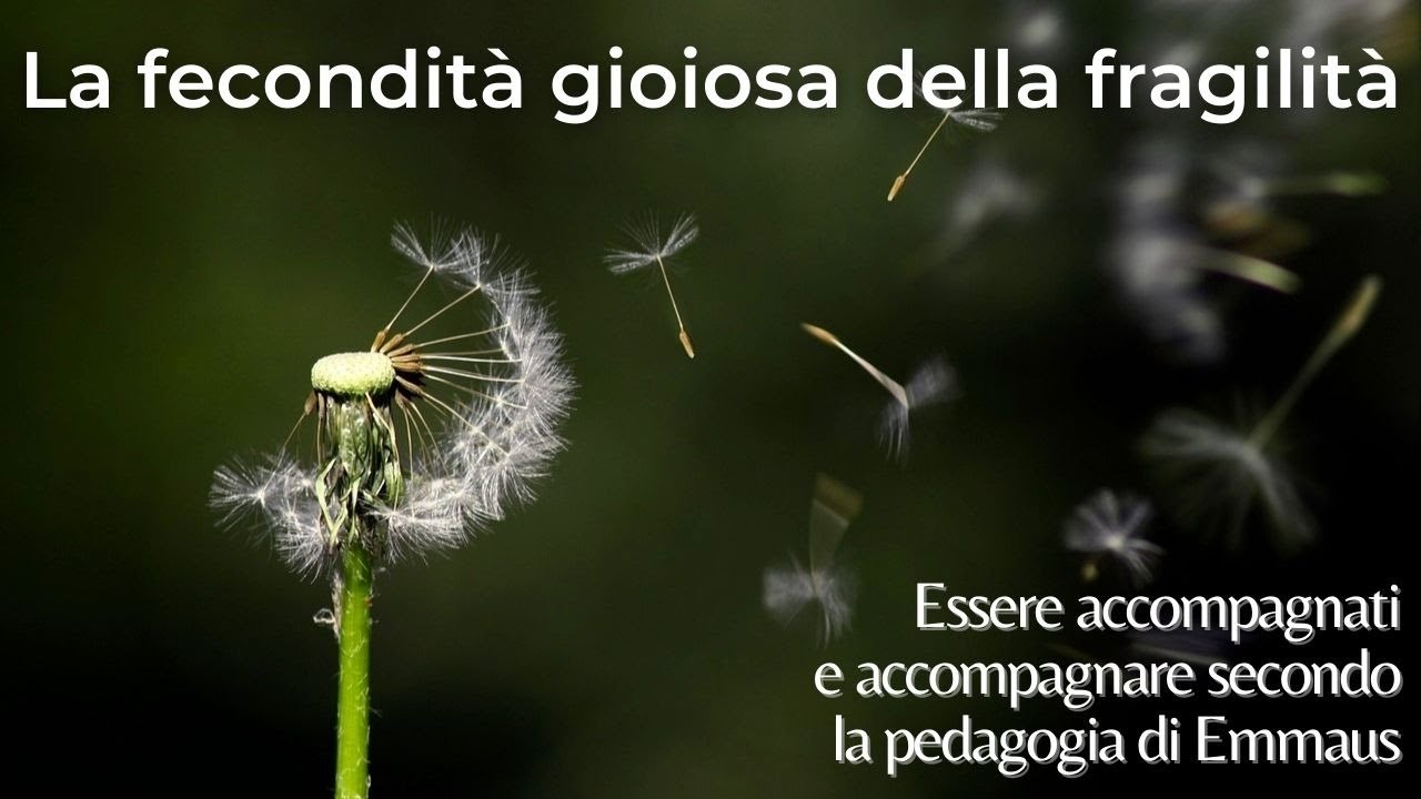 La fecondit&agrave; gioiosa della fragilit&agrave;