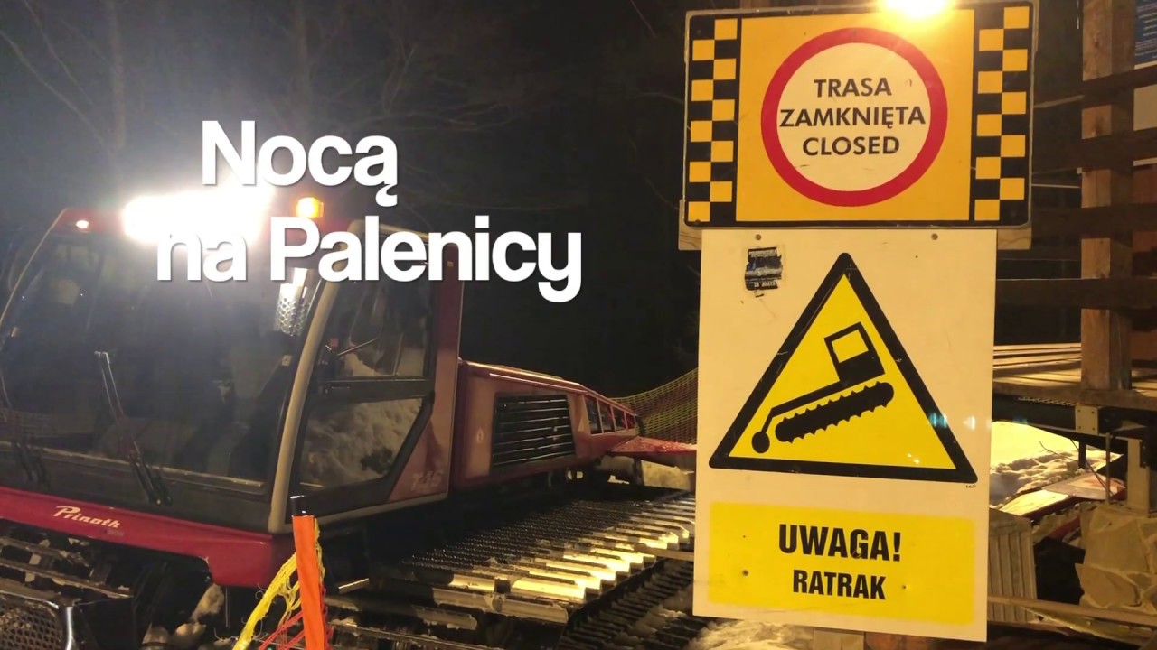 Nocą na Palenicy - Prinoth T4S - Szczawnica