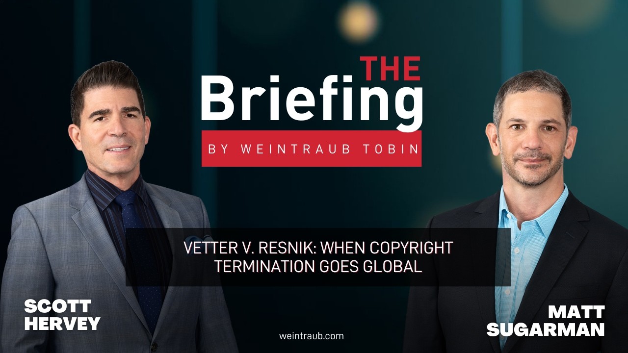 Vetter v. Resnik: When Copyright Termination Goes Global