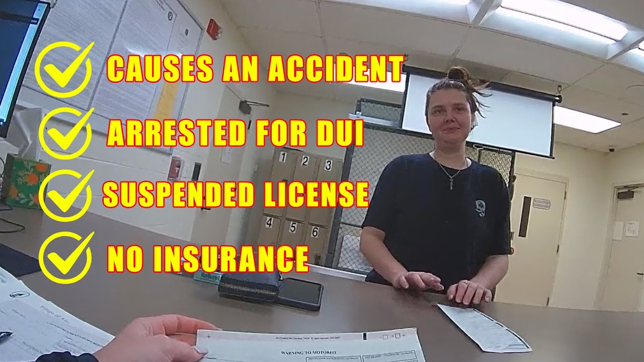 27-Year-Old is Arrested for Her 2nd DUI While Driving on a Suspended License