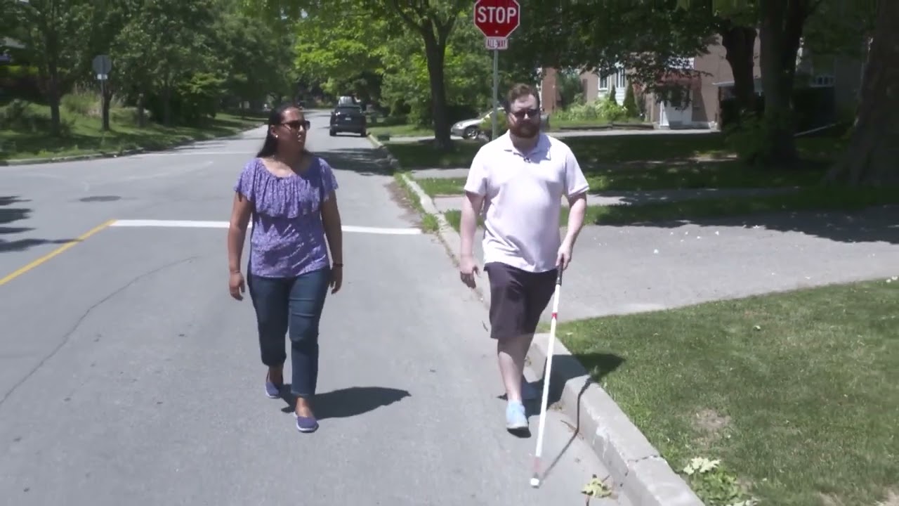 Alex learns to use a White Cane | AMI This Week