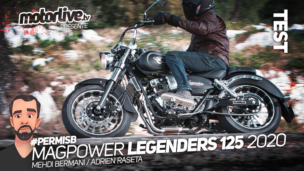 MAGPOWER LEGENDERS 125 : PERMIS B, POUR BIKER I TEST MOTORLIVE