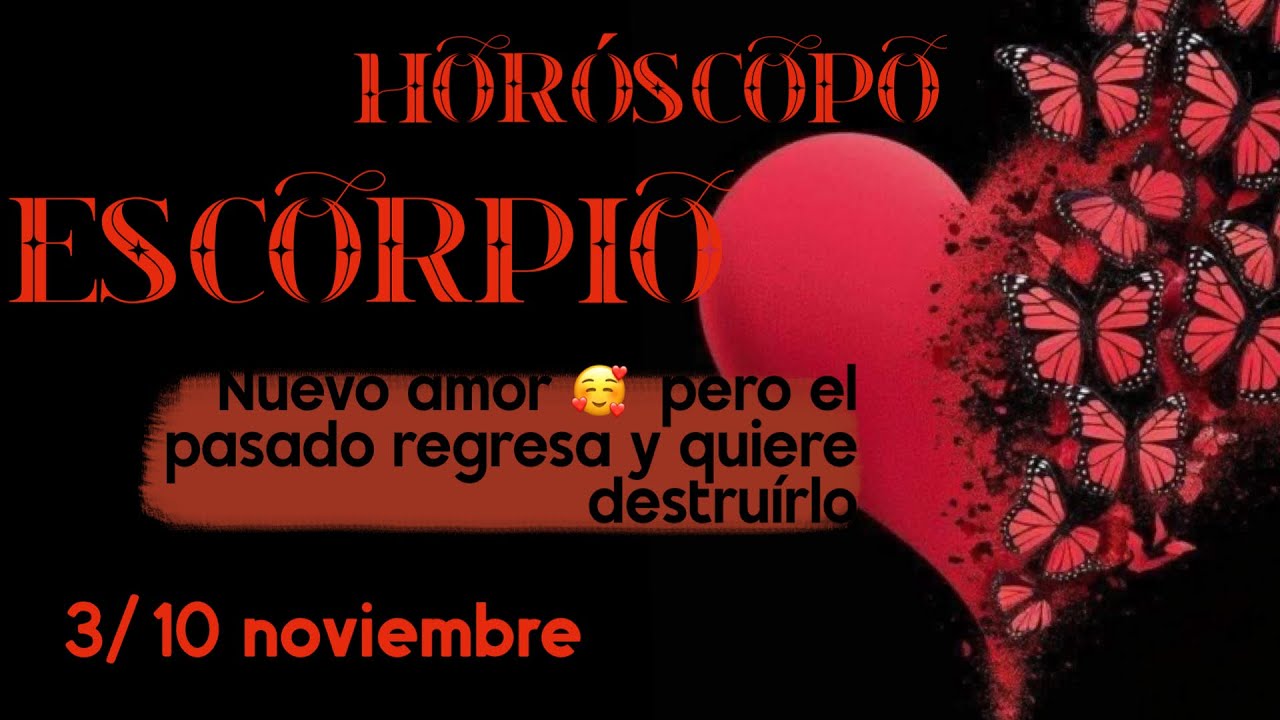 Escorpio ♏️🔥 Nuevo amor entra 💞 pero el pasado regresa con fuerza y querrá arruinarlo todo 😱 Mira