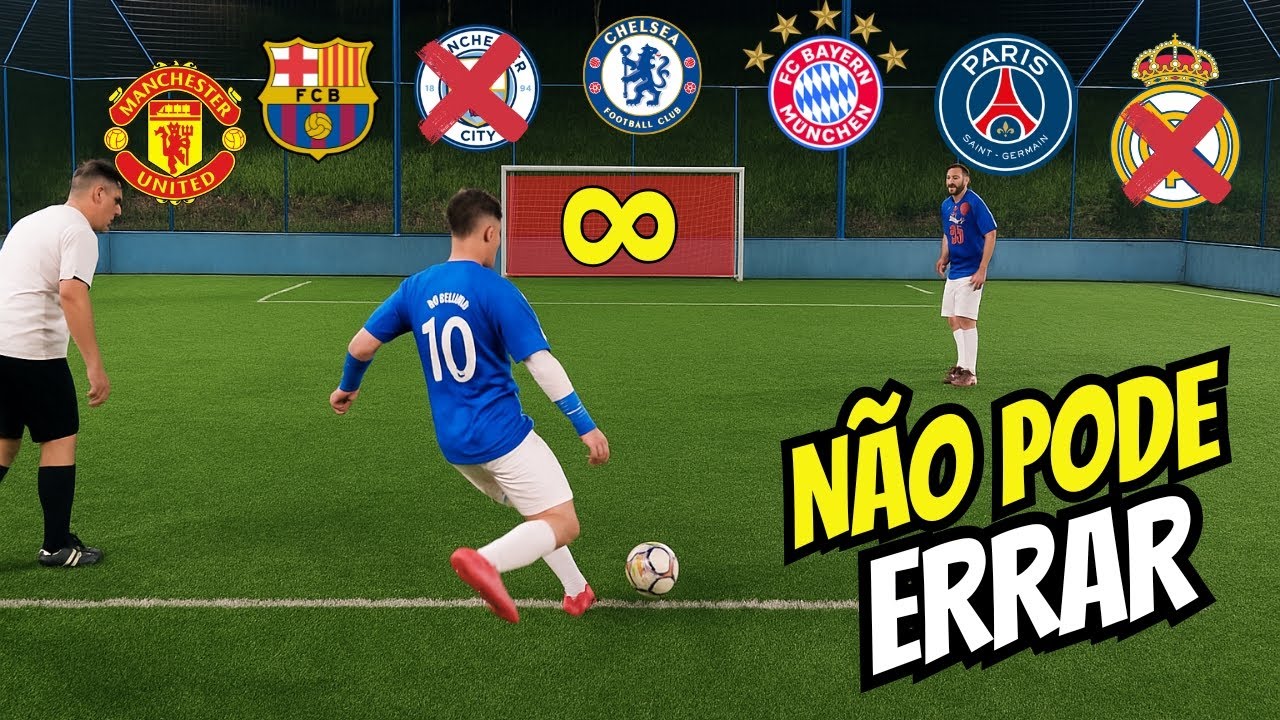 DESAFIO UEFA CHAMPIONS LEAGUE DE GOL INFINITO 2025 NÍVEL EXTREMO!