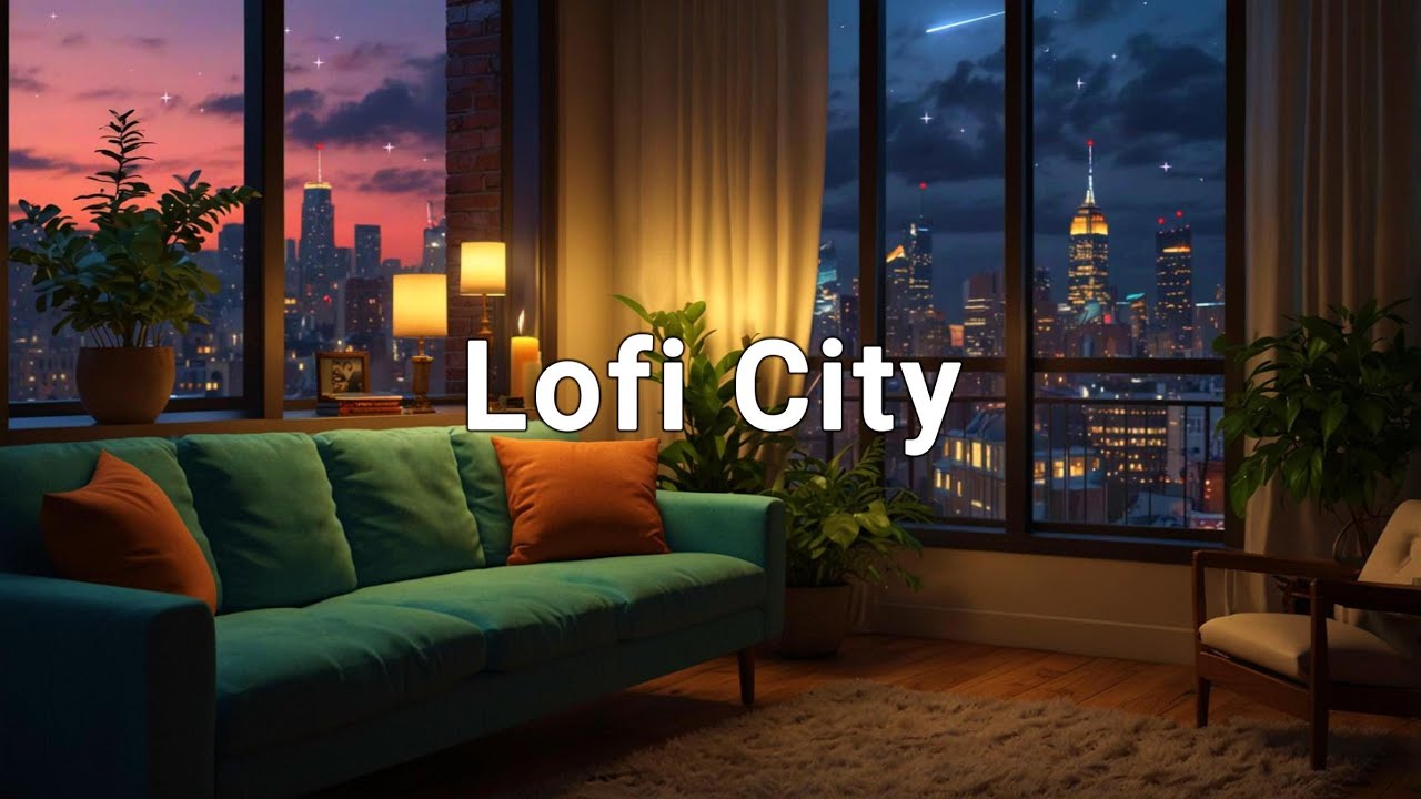 2 Hours《Lofi City | Midnight Hues & Soft Jazz Echoes 🎷 Chill • Focus • Late Night Flow》