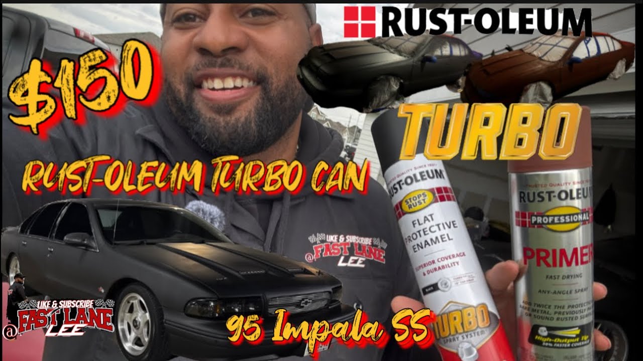 Restoleum turbo can paint job on a Impala SS 