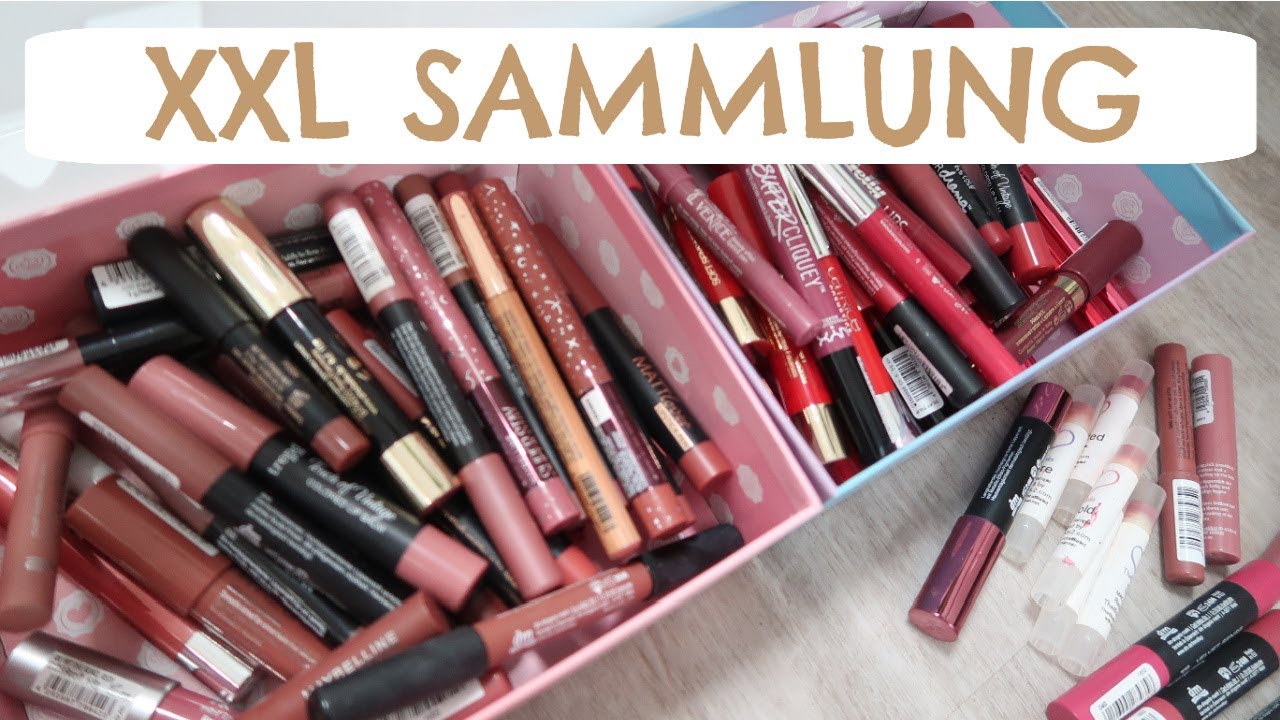 XXL LIPPENSTIFT SAMMLUNG + Aussortieren (Teil 2)