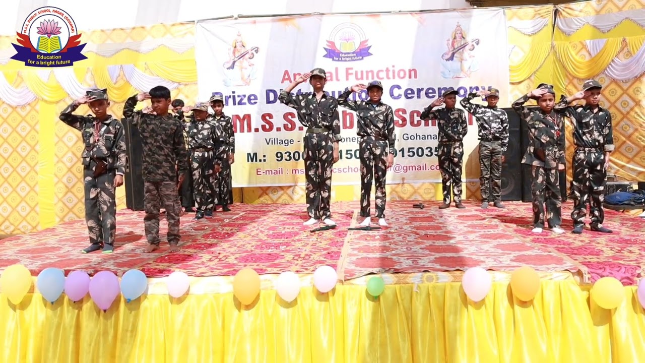 Foji Dance | M.S.S. PUBLIC SCHOOL | Annual Function 2025