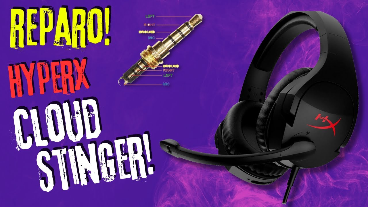 CONSERTO HEADSET HYPERX CLOUD STINGER