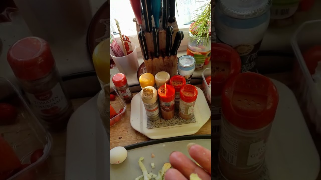 Rühreier mit Hirsch und Champignons