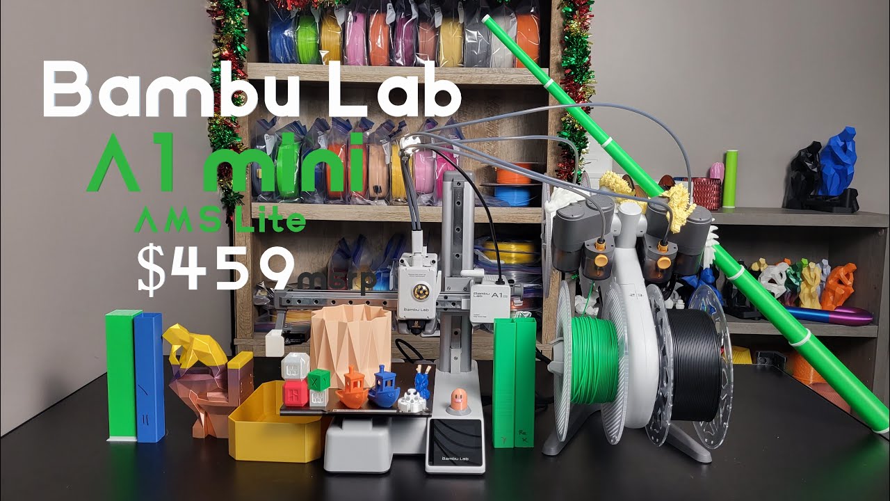 Bambu Lab A1mini Review | Cheapest multi-color printer with small bed, is that good?