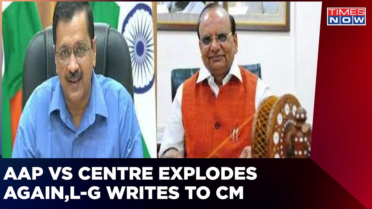 Lieutenant Governor Writes To Arvind Kejriwal | English News | Latest News