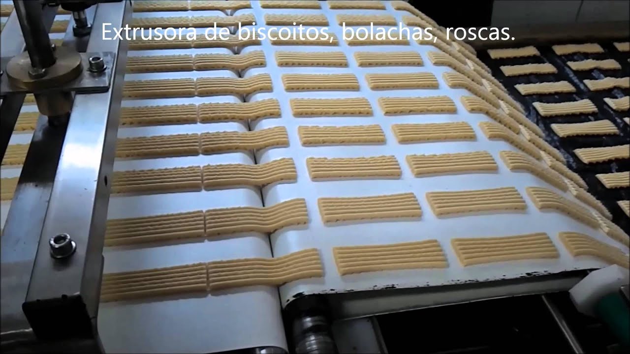 EXTRUSORA BISCOITOS, BOLACHAS, PALITO, ROSCAS, COLONIAL, ARTESANAL, EMBANDEJAMENTO AUTOMÁTICO