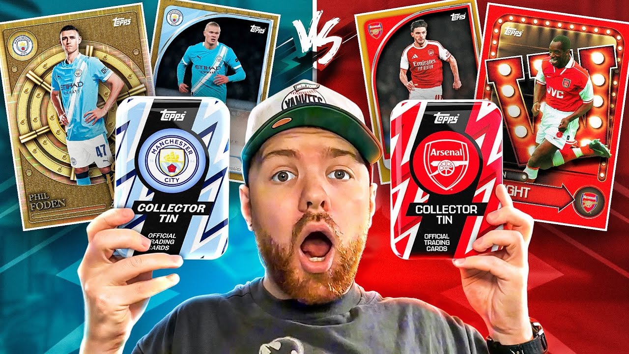 «АРСЕНАЛ» — «МАН СИТИ» — КАКАЯ КОЛЛЕКЦИОННАЯ ЖЕСТЯНАЯ КАРТОЧКА TOPPS ПОБЕДИТ?!