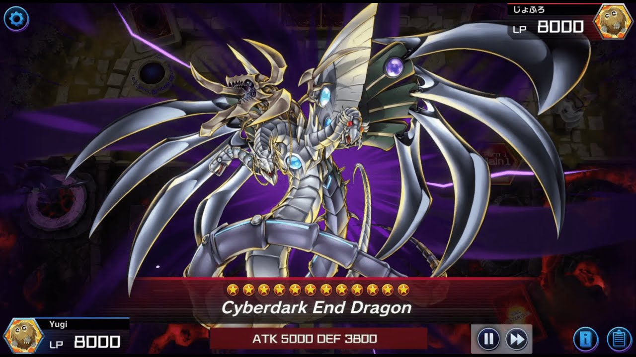11 - Toon Kingdom vs Cyberdark End Dragon 5000 ATK !!! Amazing Duel - Master Duel Yu-Gi-Oh!