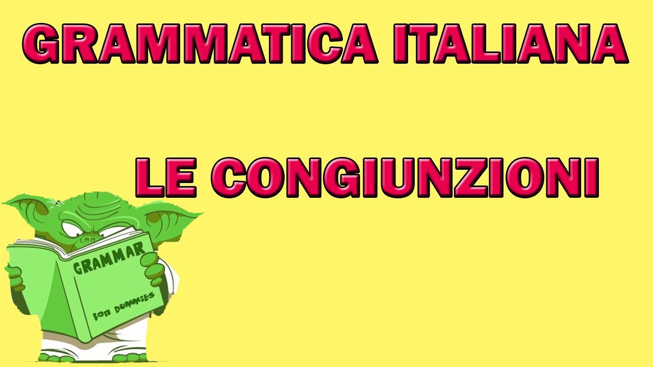 Le congiunzioni
