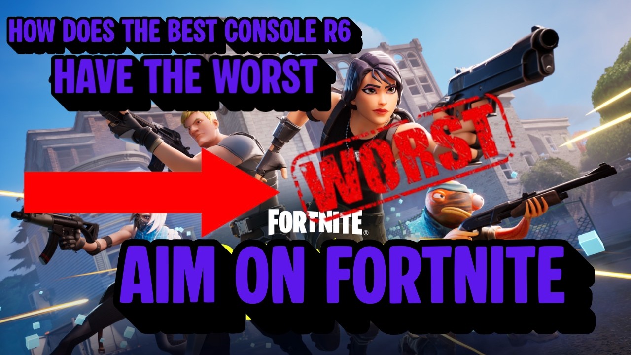 How does the best console R6 player, Has the WORST aim on Fortnite