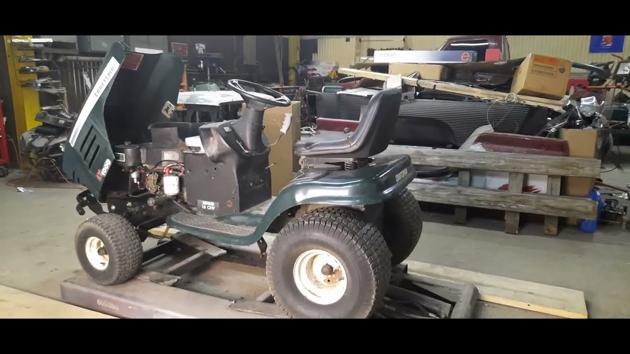 Riding lawn mower Throttle Adjustment!