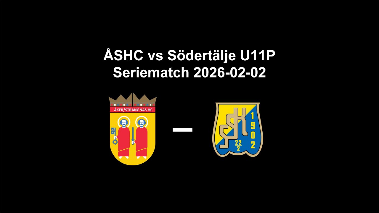 Åker Strängnäs HC möter Södertälje 2026-02-02 U11P