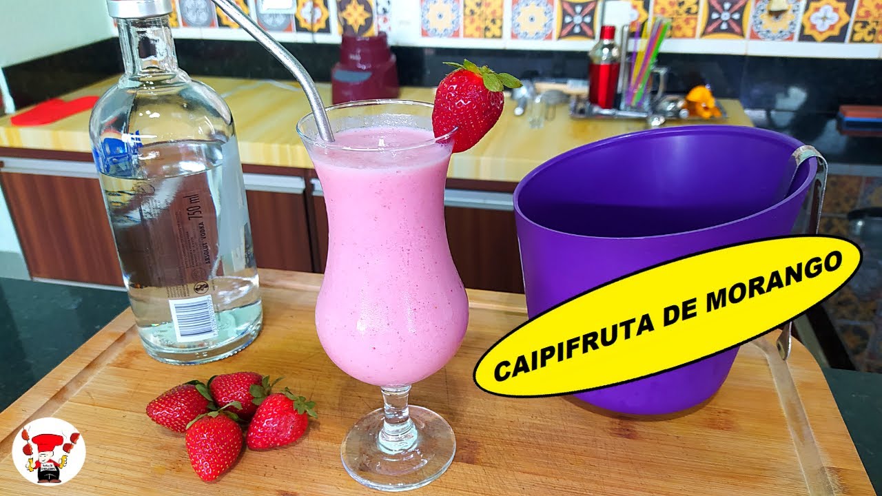 Como Fazer Batida de Morango Vodka e Leite Condensado Perfeito