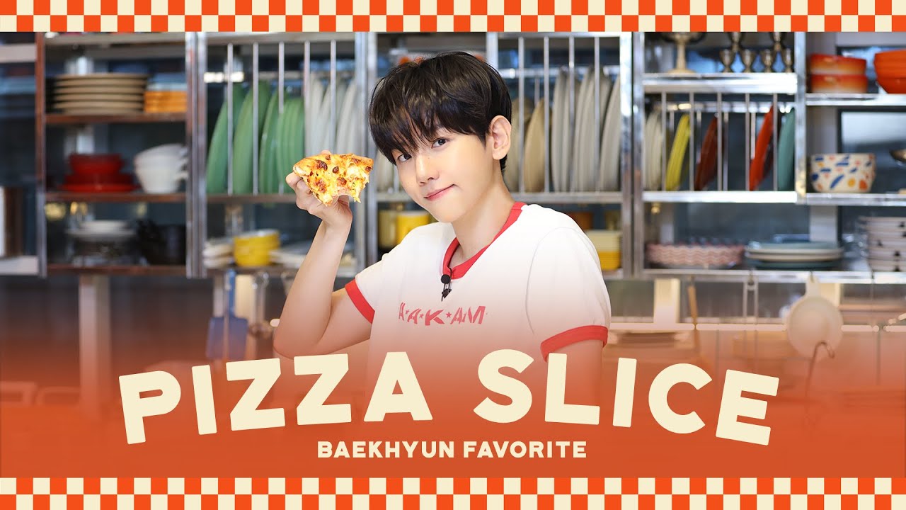 🍍파인애플 피자 한 번만 드셔보세요!🍕| PIZZA SLICE | 백현 (BAEKHYUN)