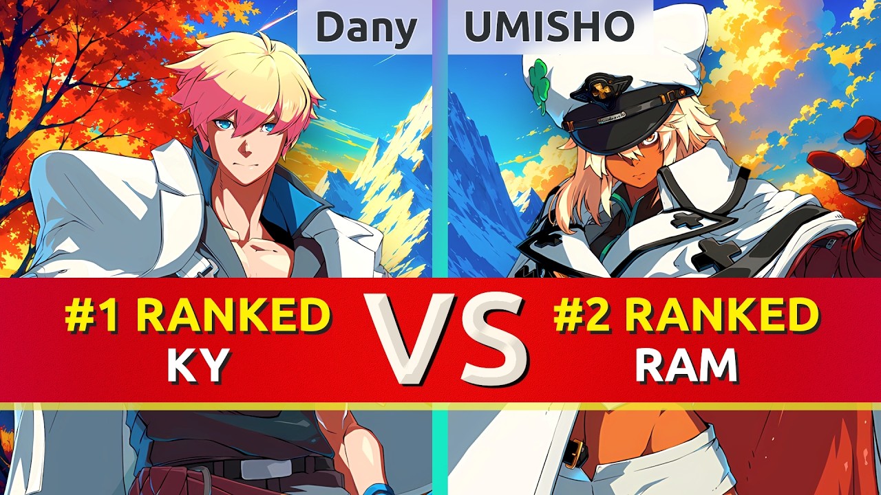 GGST ▰ Dany (#1 Ranked Ky) vs UMISHO (#2 Ranked Ramlethal). High Level Gameplay