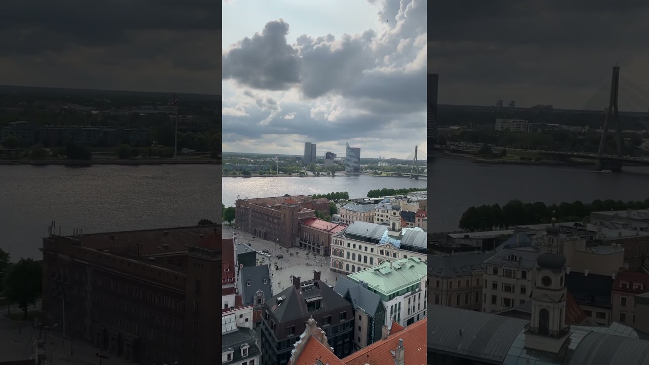 Beautiful riga city view from St. Peter&rsquo;s church #baltics #beautiful #riga #latvia