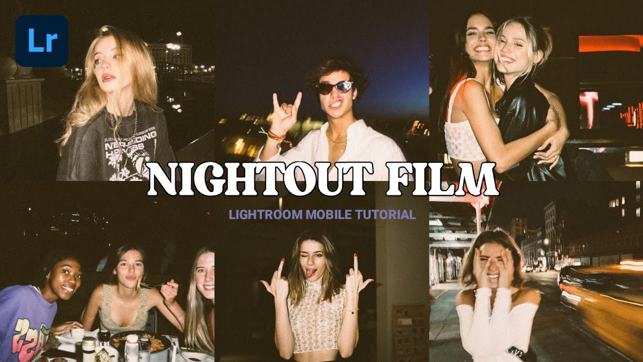Aesthetic Nightout Film Preset Lightroom | Пресеты для плёнки Lightroom | Ночной пресет | Ночная ...