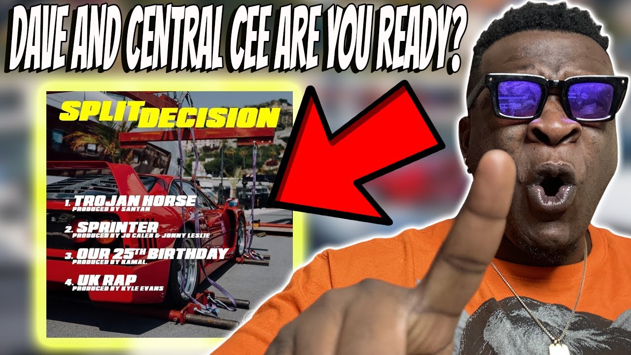 AMERICAN RAPPER REACTS TO | Dave & Central Cee - Trojan Horse | (Split Decision Album) Reaction