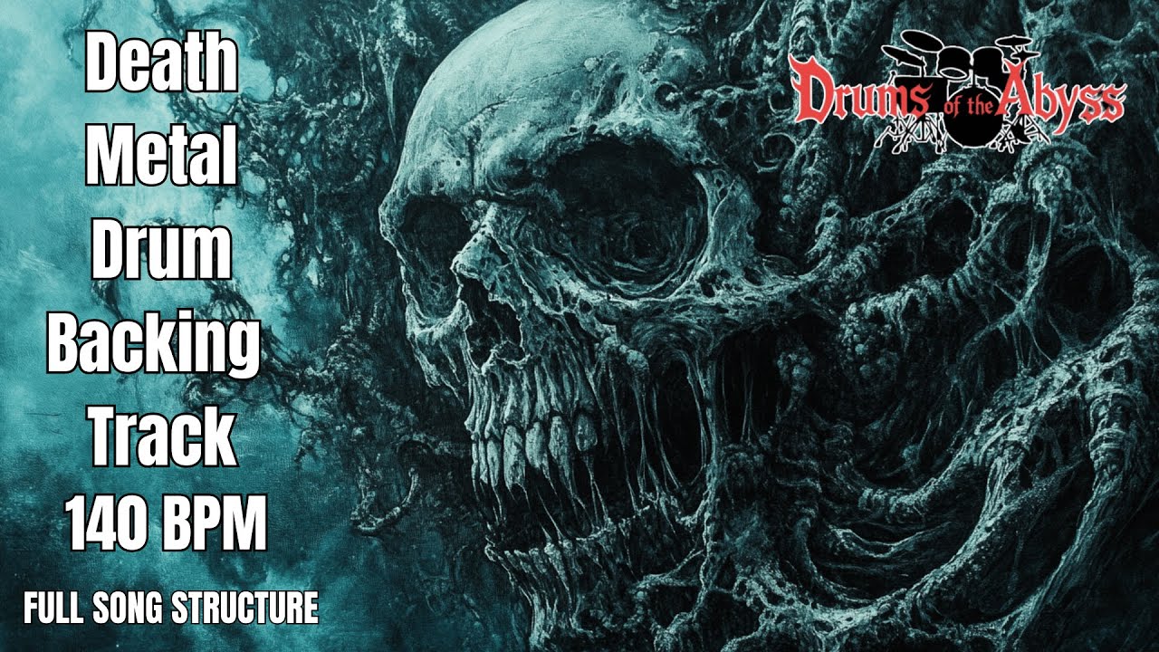 140 BPM Death Metal Drum Track – Brutal Groove & Blast Beats