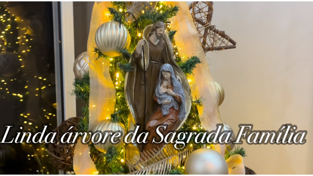 Minha árvore de Natal da Sagrada Família 