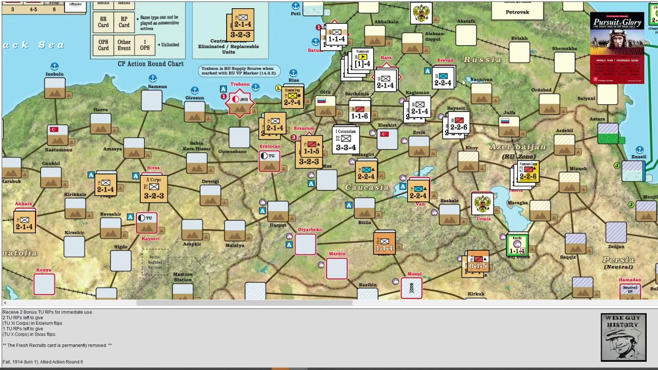 Pursuit of Glory [Turns 2-4] - Turks cross the Suez, Bulgaria enters the war, Indians charge!
