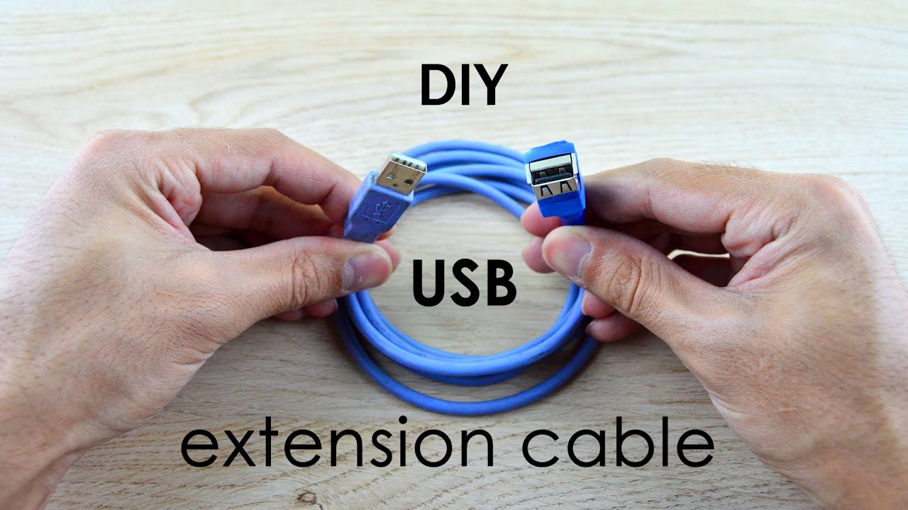 How to make a USB extension cable